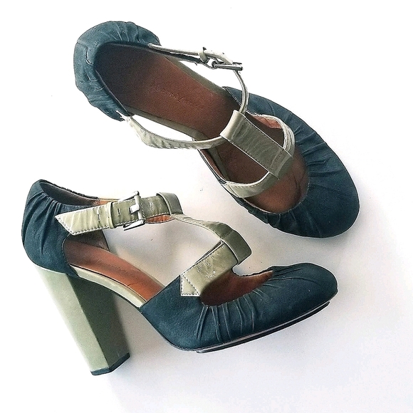 Modern Vintage Shoes - Modern Vintage Leather Mary Jane Heels 2